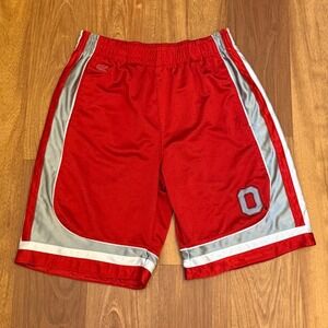 Vintage Y2K 2000s Ohio State Buckeyes Colosseum Basketball Shorts Size Medium